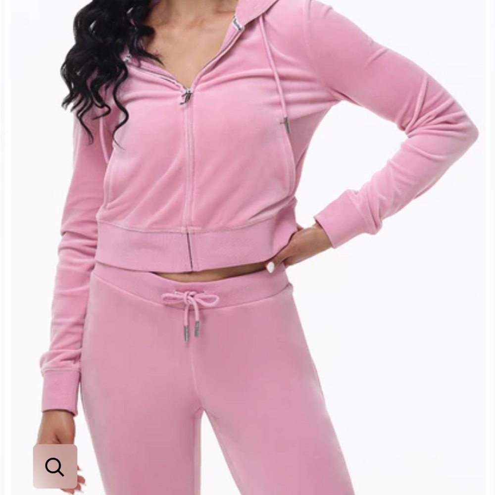 Juicy Couture Pink Velour Tracksuit - Picture 7 of 8